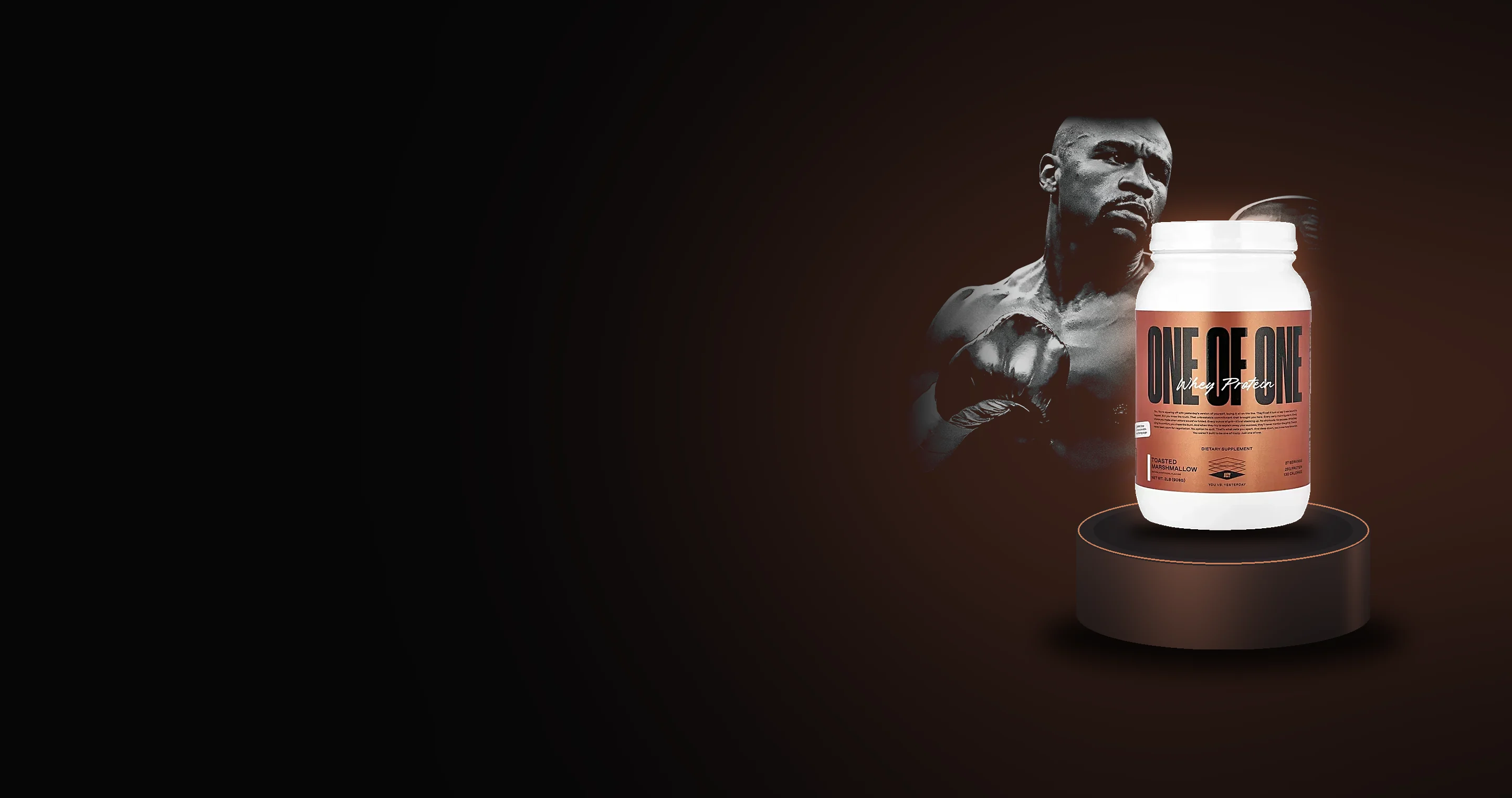 One of One whey protein by Floyd Mayweather